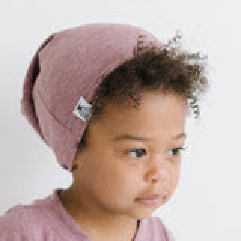 Heathered Thistle Bamboo Slouchy Hat - 1-3yr