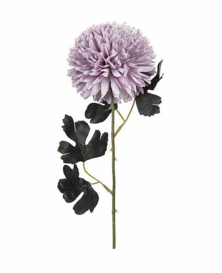 Ball Flower Stem - Light Purple