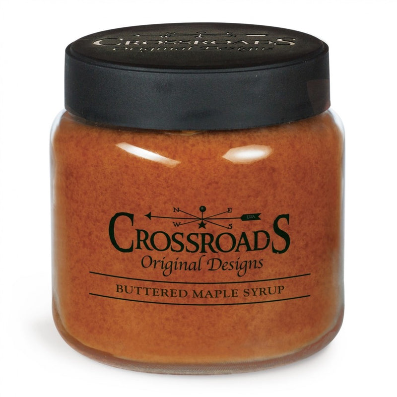 Crossroads Buttered Maple Syrup 16oz Candle