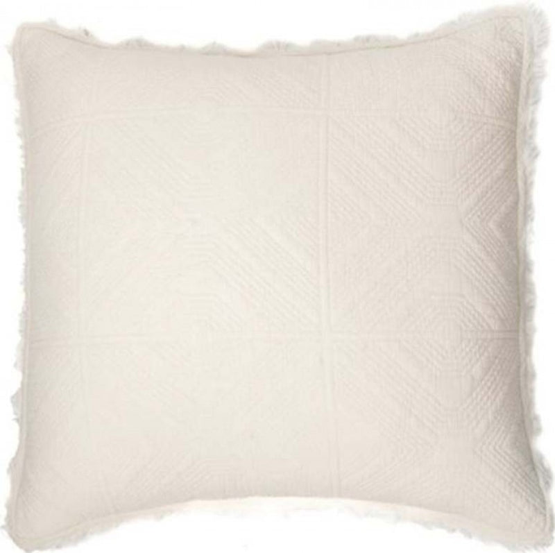 STONE WASHED NATURAL DECORATIVE PILLOW COVER