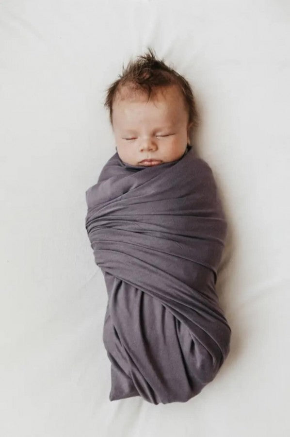 Beluga Bamboo Swaddle - Carter Purple