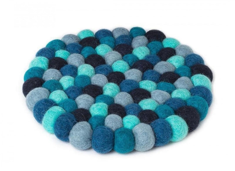 Felt Ball Trivot - Blue