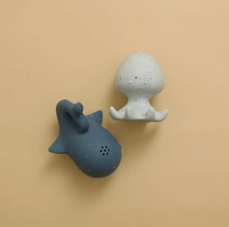 Silicone Bath Toys - Indigo/Ice