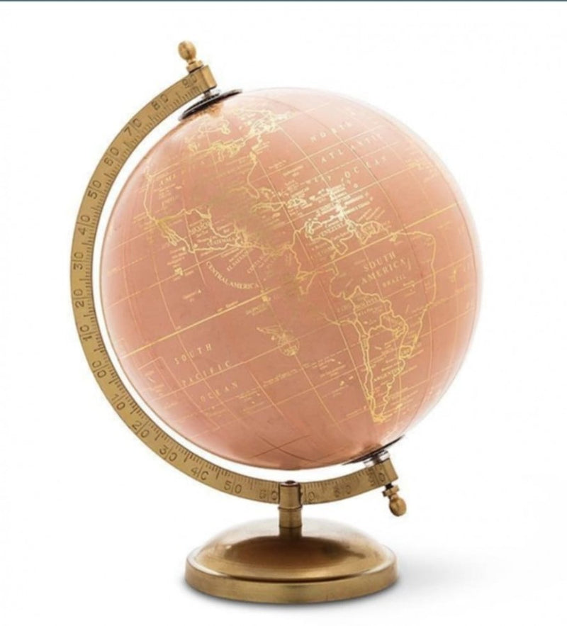 Globe On Stand - Pink