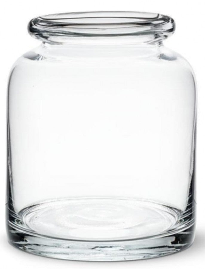 Wide Roll Top Bottle Vase