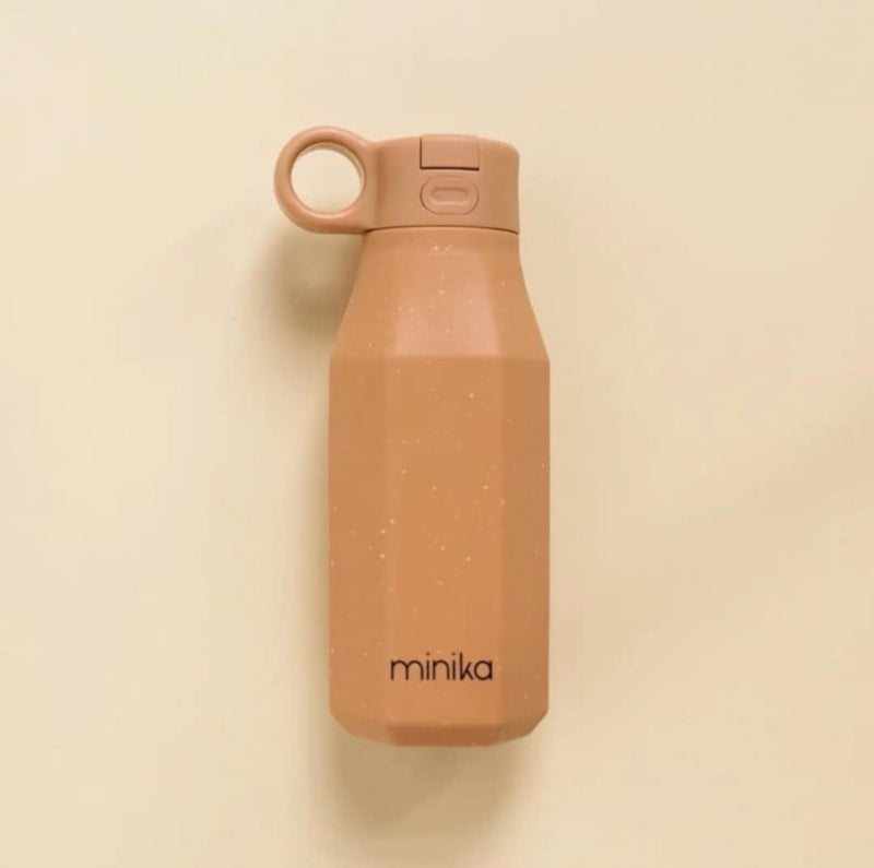 Silicone Water Bottle - Almond