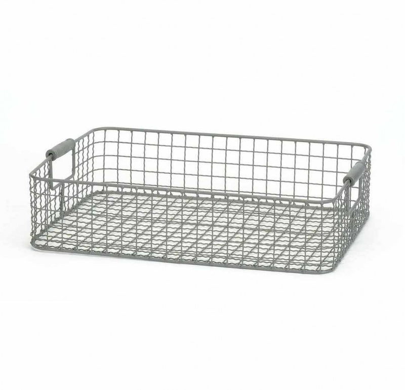 Low Rectangular Wire Basket