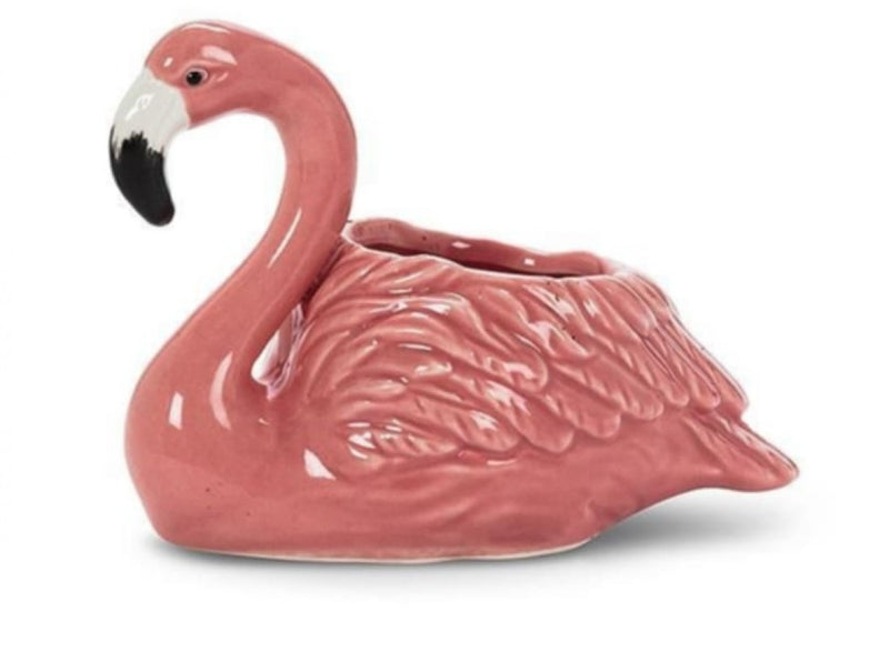 Pink Flamingo Planter