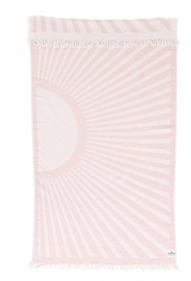 The Sun Flare Towel - Rose Smoke