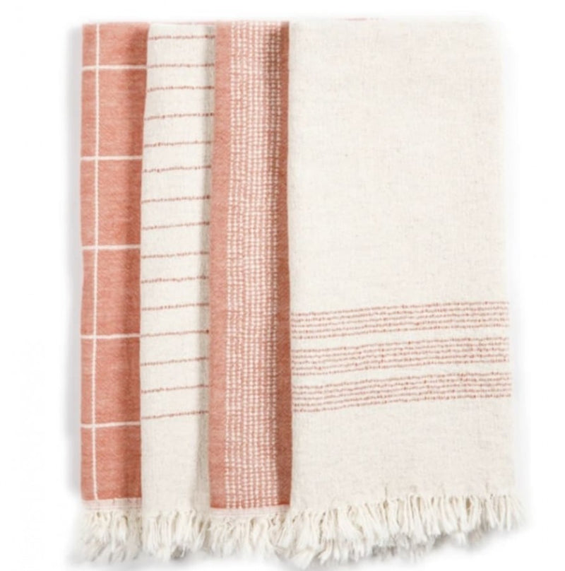 Allure Kitchen Towel Set of 4 - Spice