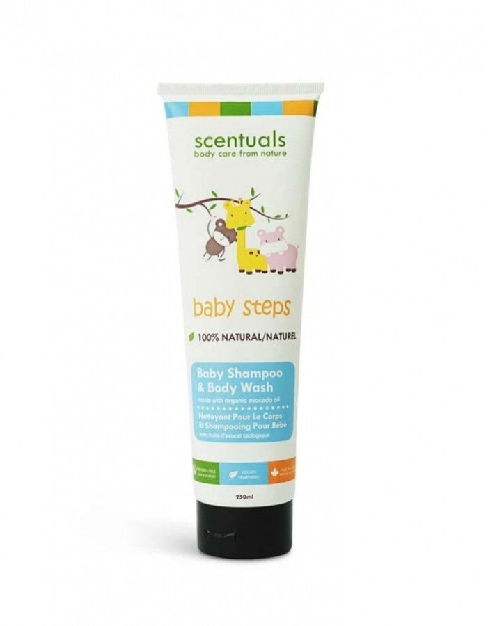 Scentuals Natural & Organic Baby Steps Baby Shampoo & Body Wash