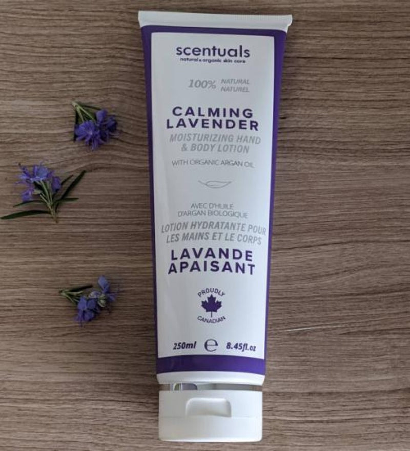 Scentuals Natural & Organic Calming Lavender Hand & Body Lotion