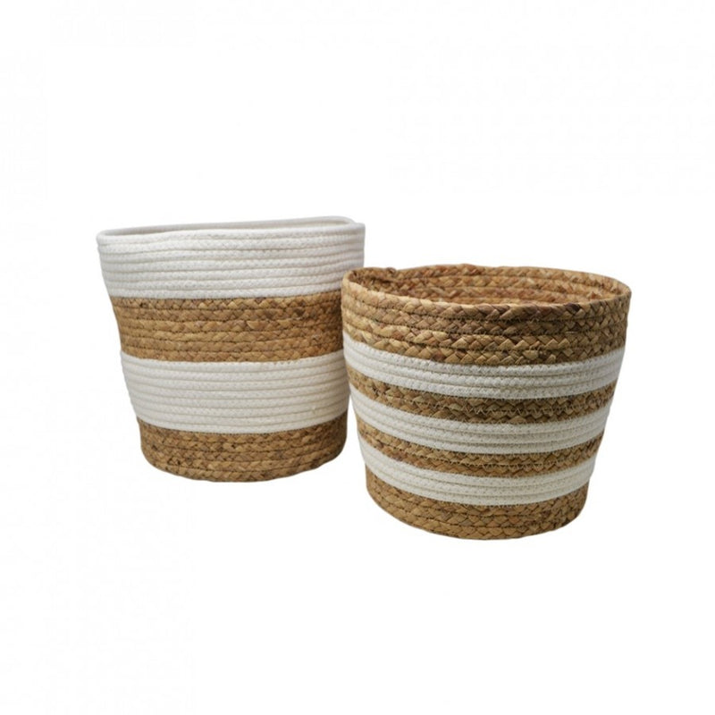 Mahini Basket - 2 White Stripes