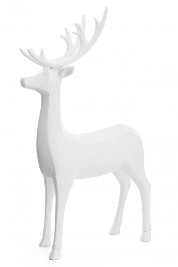 White Standing Deer