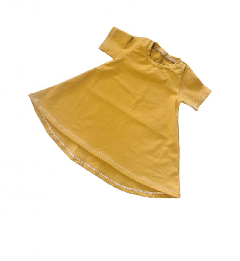T-Shirt Dress - Harvest Gold - 2-3Y