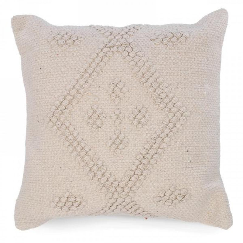 Beige Looped Diamond Motif