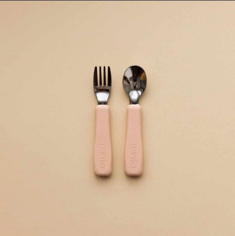 Fork & Spoon Set - Blush
