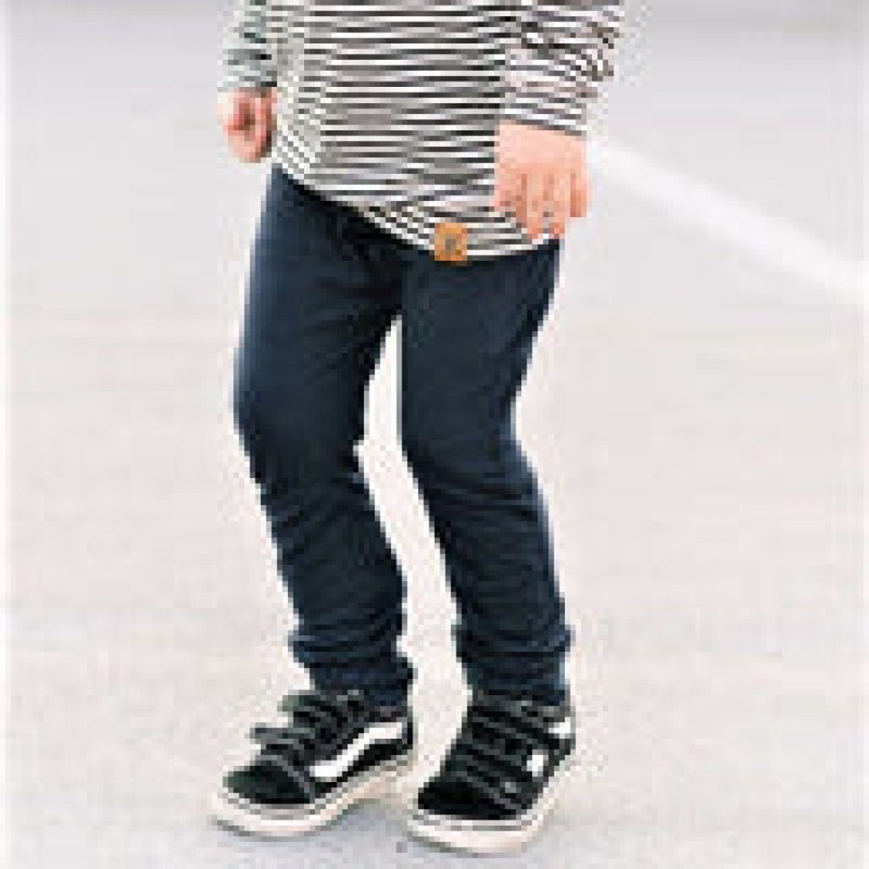 Midnight Navy Bamboo Skinnies - 12-24M