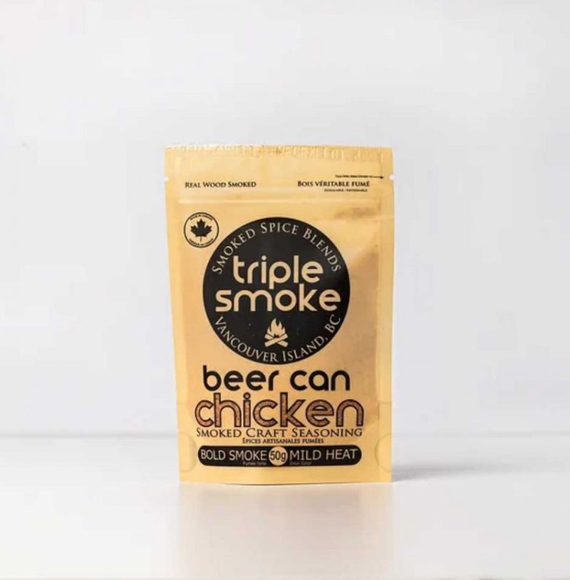 Triple Smoke Beer Can Chicken