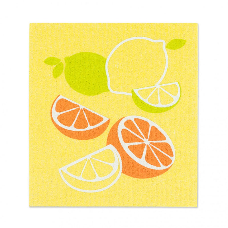 Citrus Swedish Dishcloth - Yellow