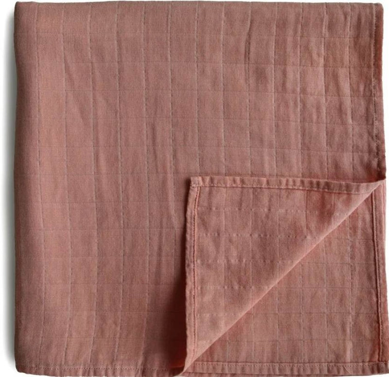 Muslin Swaddle Blanket - Cedar