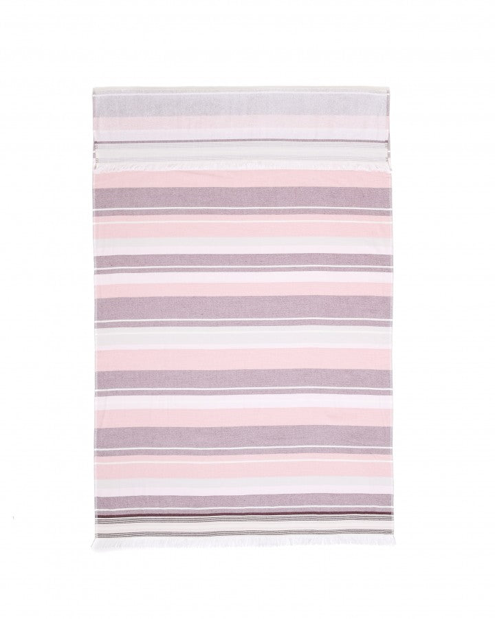 The Lyrik Bath Towel - Rose Strip