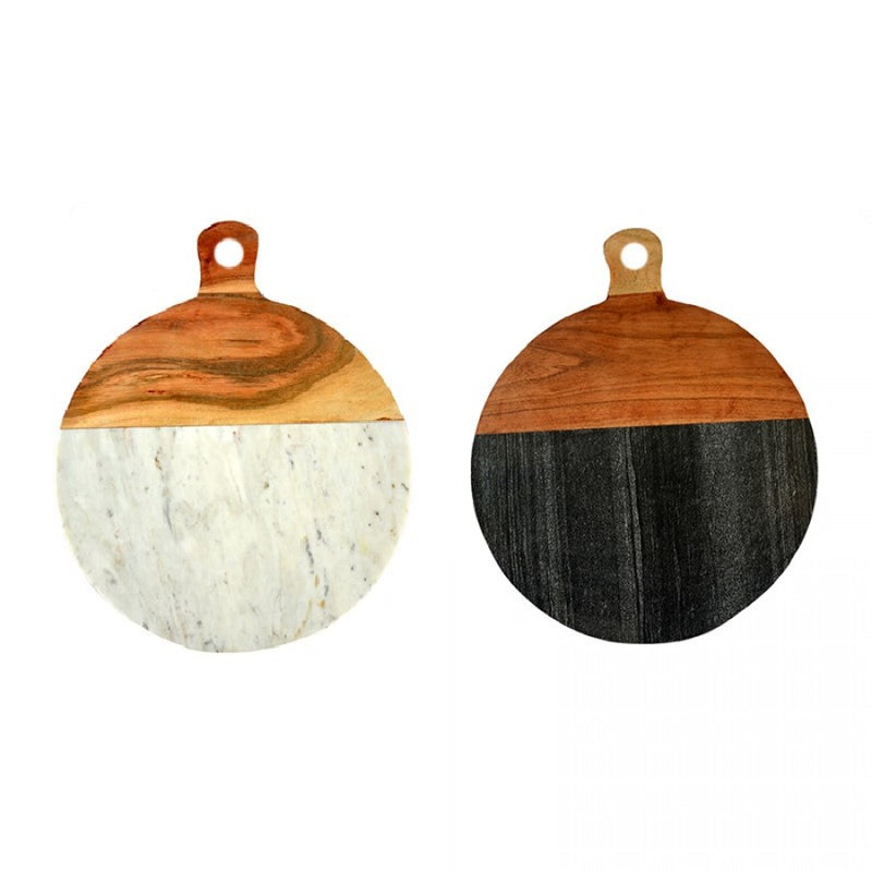 Round Marble Board - Charcoal