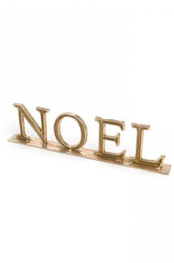 Gold Iron Noel Sign