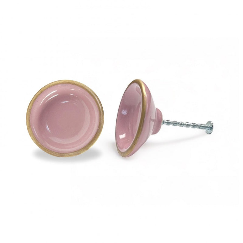 Ceramic Knob - Pink