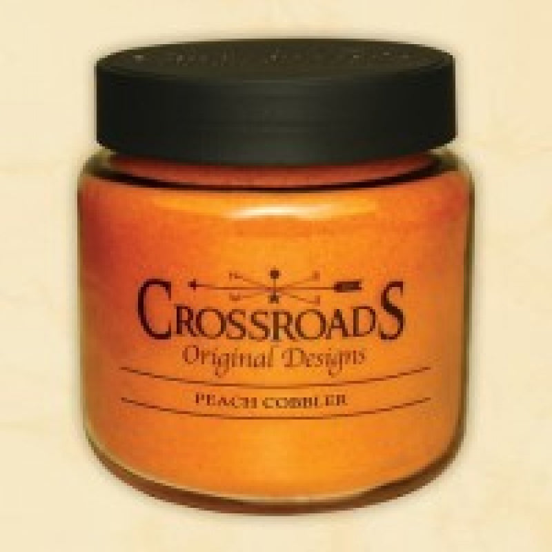 Crossroads Peach Cobbler 16oz Candle