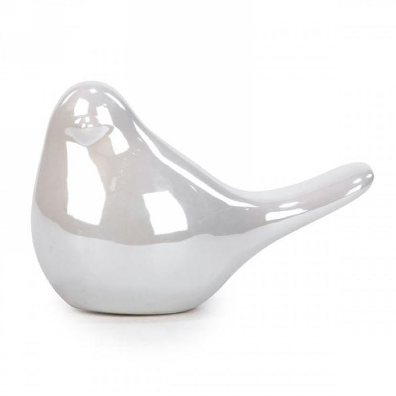 Ceramic Bird - White