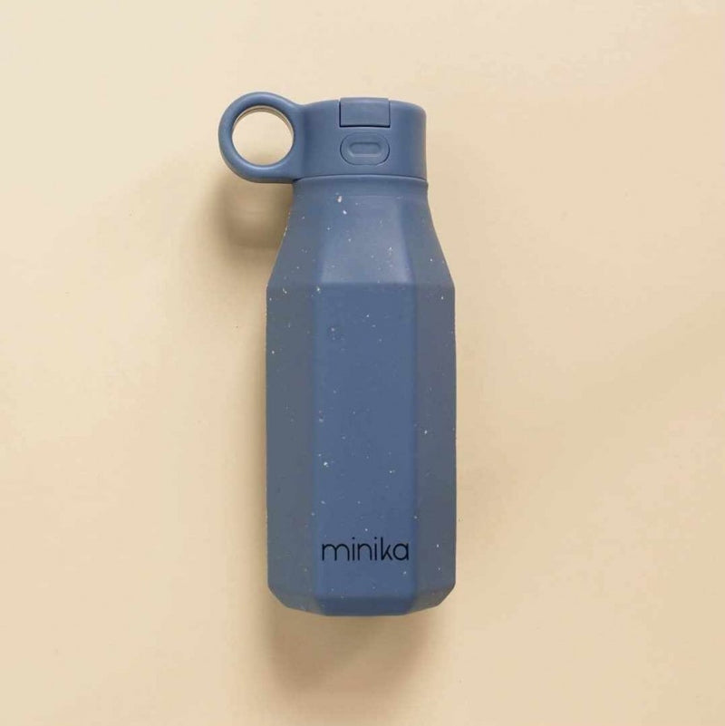 Silicone Water Bottle - Indigo