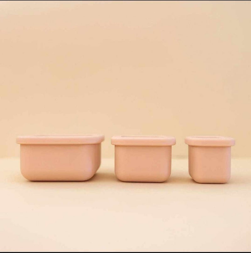 Silicone Snack Set - Blush