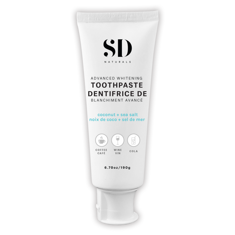 Spa Dent Naturals Advanced Whitening Toothpaste Coconut and Sea Salt