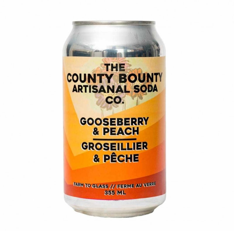 The County Bounty - Gooseberry Peach Soda