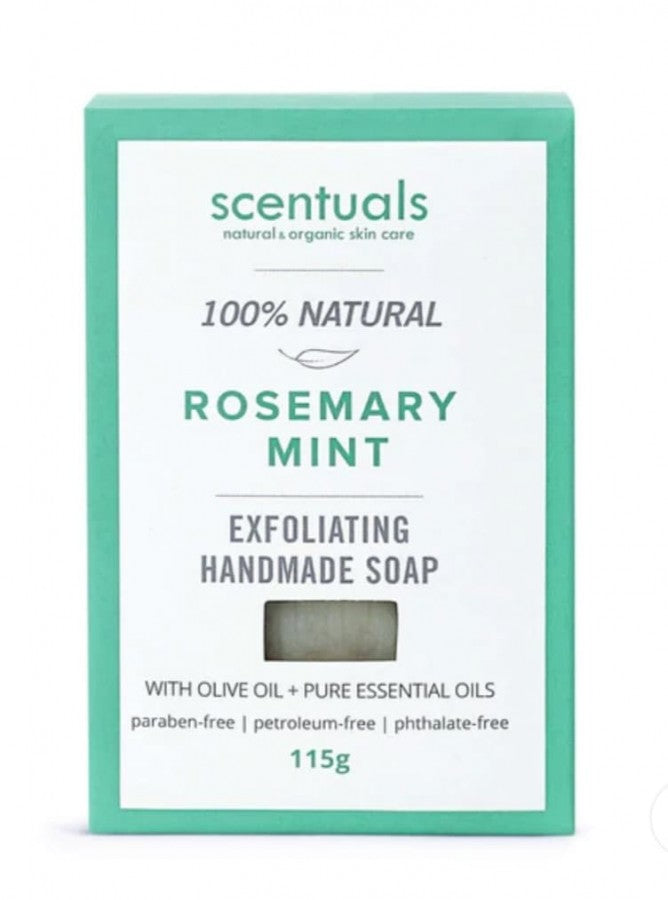 Scentuals Natural & Organic - Rosemary Mint Bar Soap