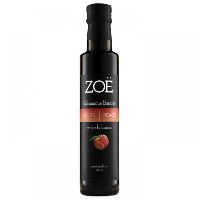 Zoe Peach Infused White Balsamic Vinegar 250ml