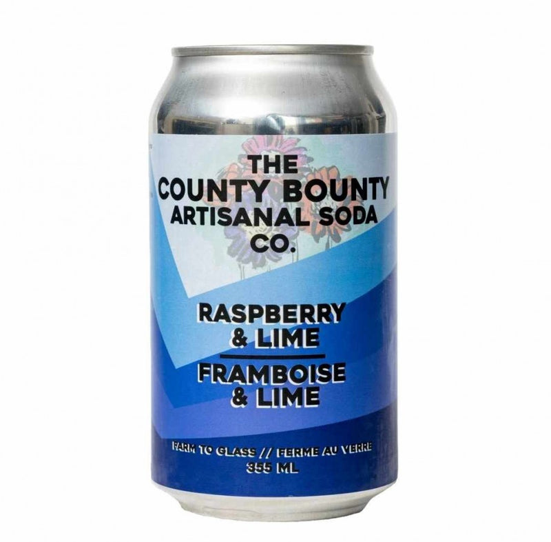 The County Bounty - Raspberry & Lime Soda