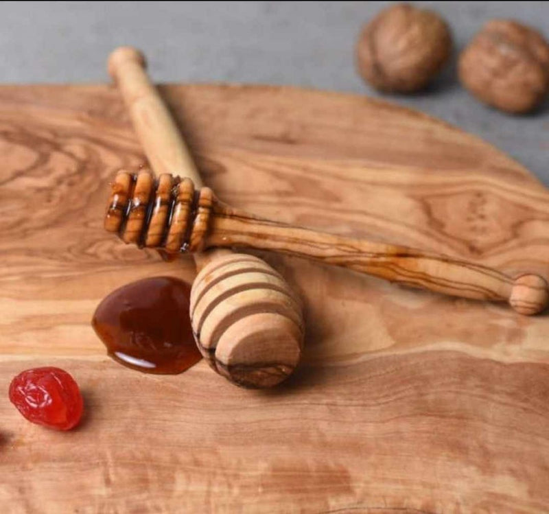 Olive Wood Honey Dipper