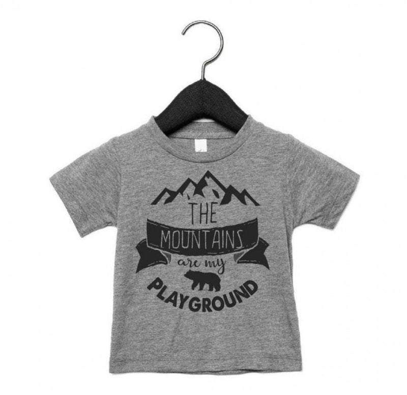The Mountains Are My Playground Tee - 3-6M