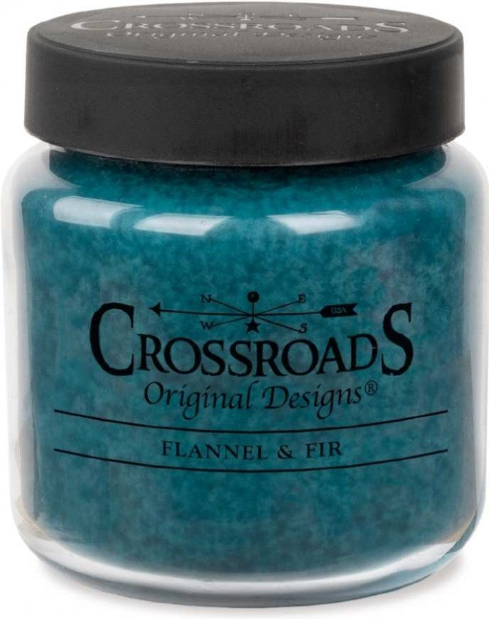 Crossroads Flannel & Fir 16oz Candle