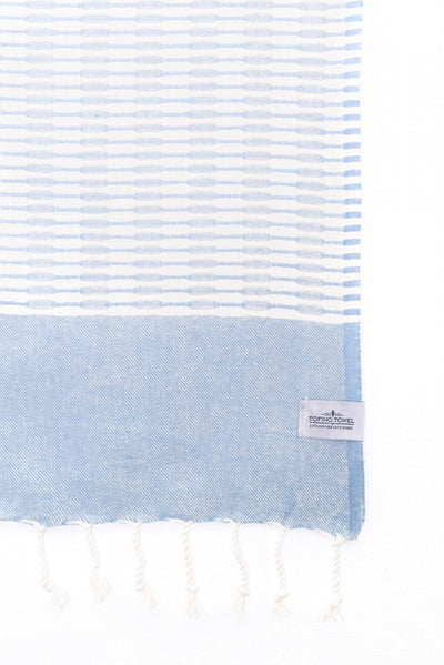 The Ripple Bath Towel - Blue