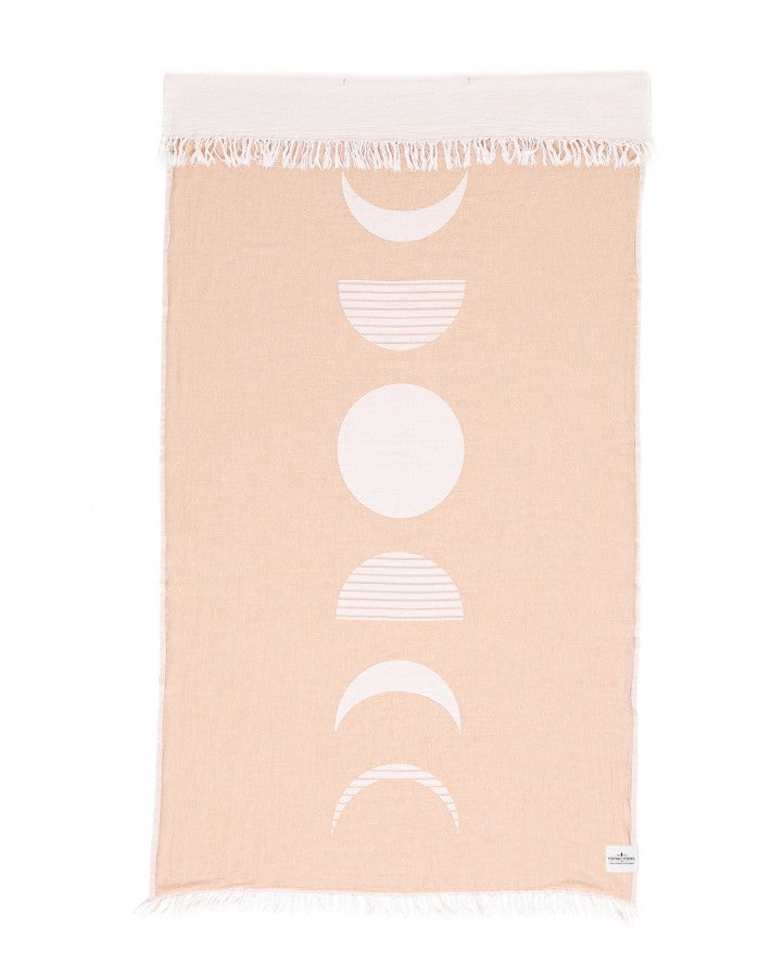 The Moon Phase Towel - Mustard