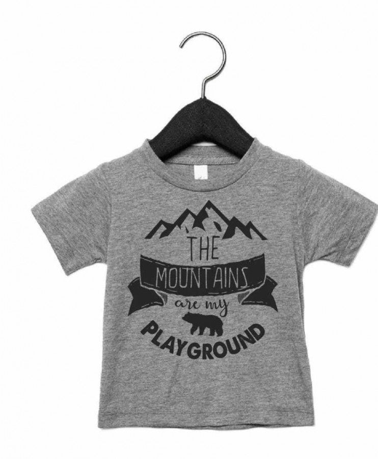 The Mountains Are My Playground Tee - 5/6T