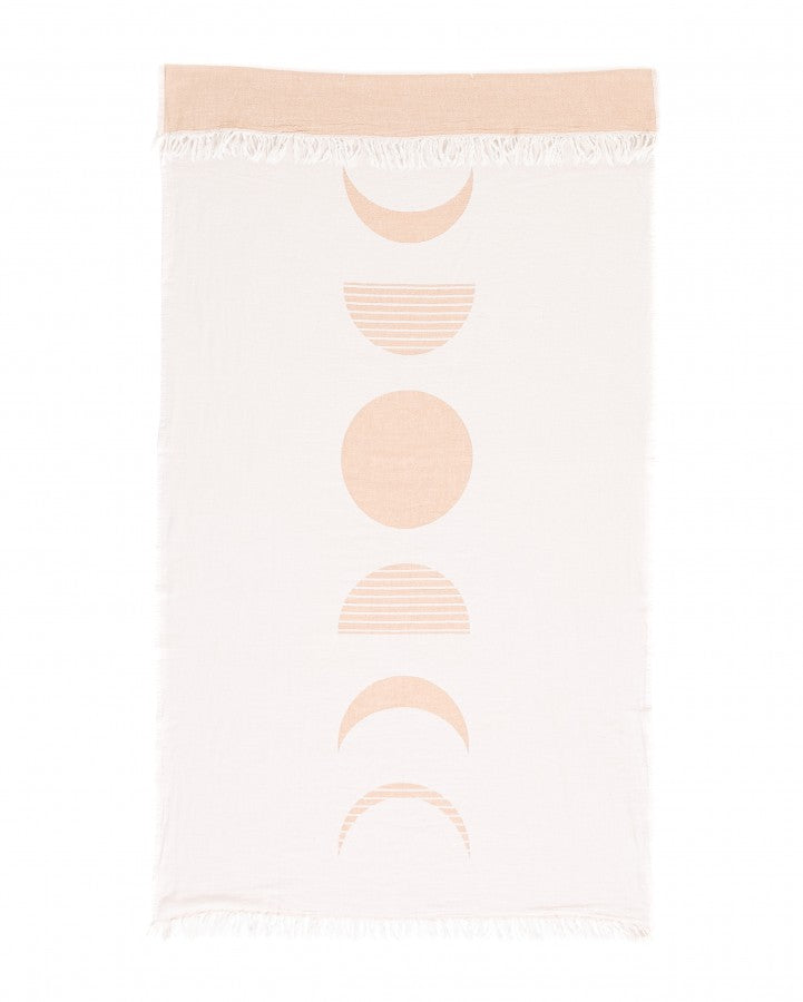 The Moon Phase Towel - Mustard