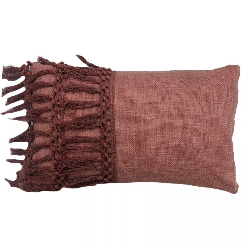 Boho Rose Lumbar Pillow