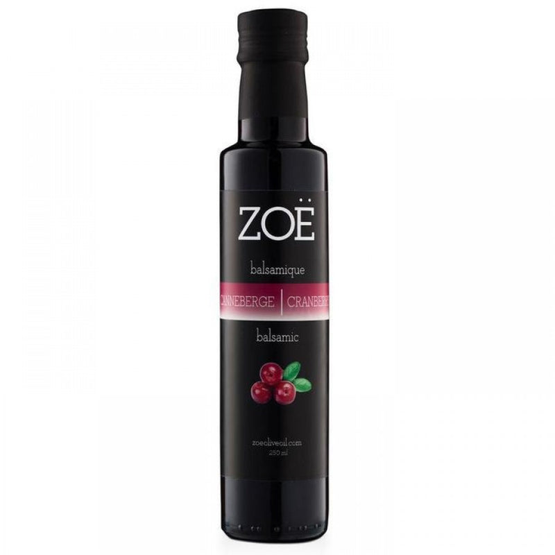 Zoe Cranberry Infused Dark Balsamic Vinegar 250ml