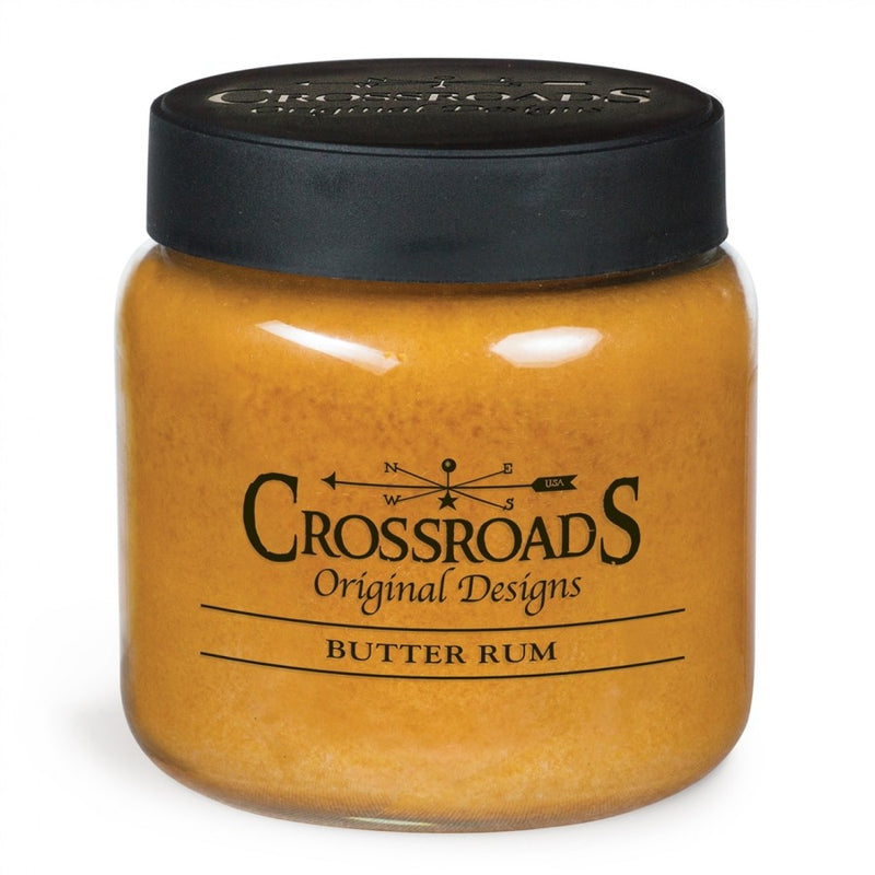 Crossroads Butter Rum16oz Candle