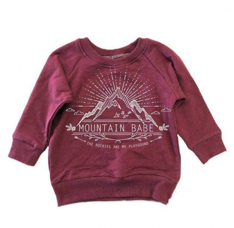 Mountain Babe - Maroon - 1/2T