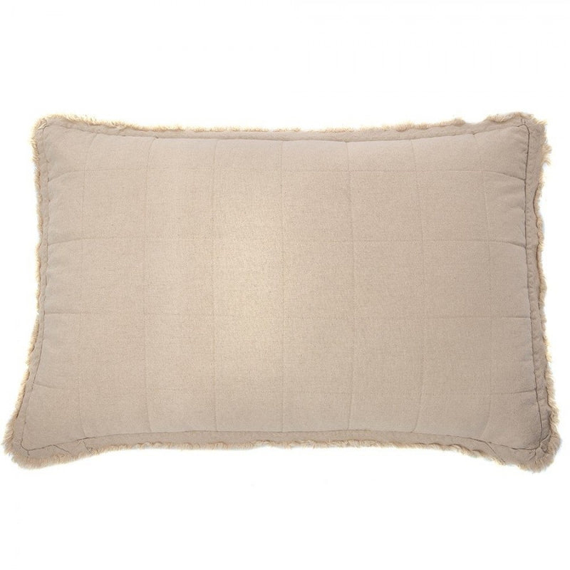POKE QUILTED LINEN COVERLET & SHAMS - QUEEN